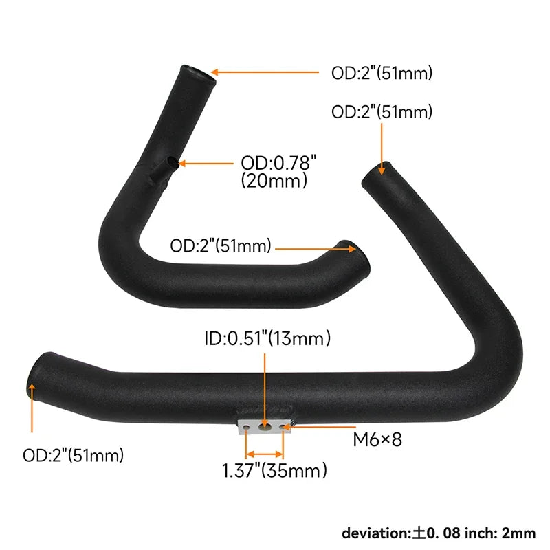 Front Mount Intercooler Kit For VW Passat Audi A4 B5 Quattro 1.8T 1996-2001