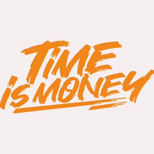 Time Is Money Sticker