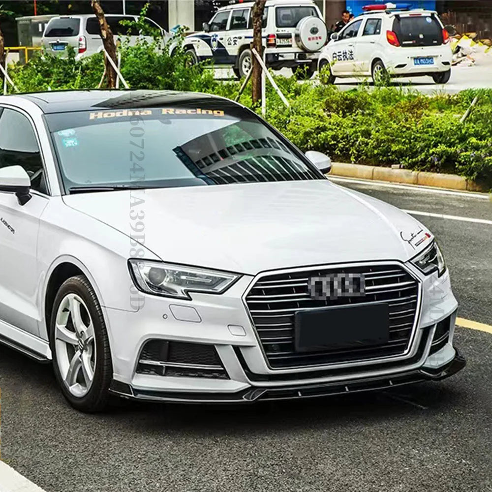Carbon Fiber Front Lip For Audi A3 S3 2016 2017 2018 2019