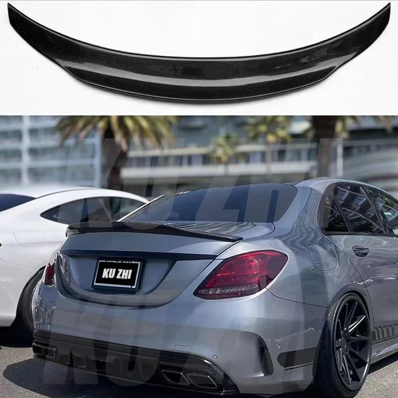 Carbon Fiber Rear Spoiler forMercedes Benz W205 C63 2015-2020