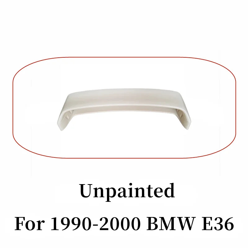 Rear Spoiler for 1990-2000 BMW 3 Series E36 M3 Black Carbon