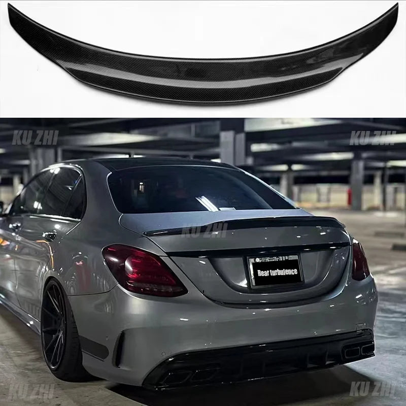 Carbon Fiber Rear Spoiler forMercedes Benz W205 C63 2015-2020