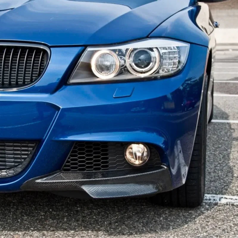 Front lip inserts for BMW 3 Series E90 E91 328i 325i LCI M-Tech Sports 2009 2010 2011 2012