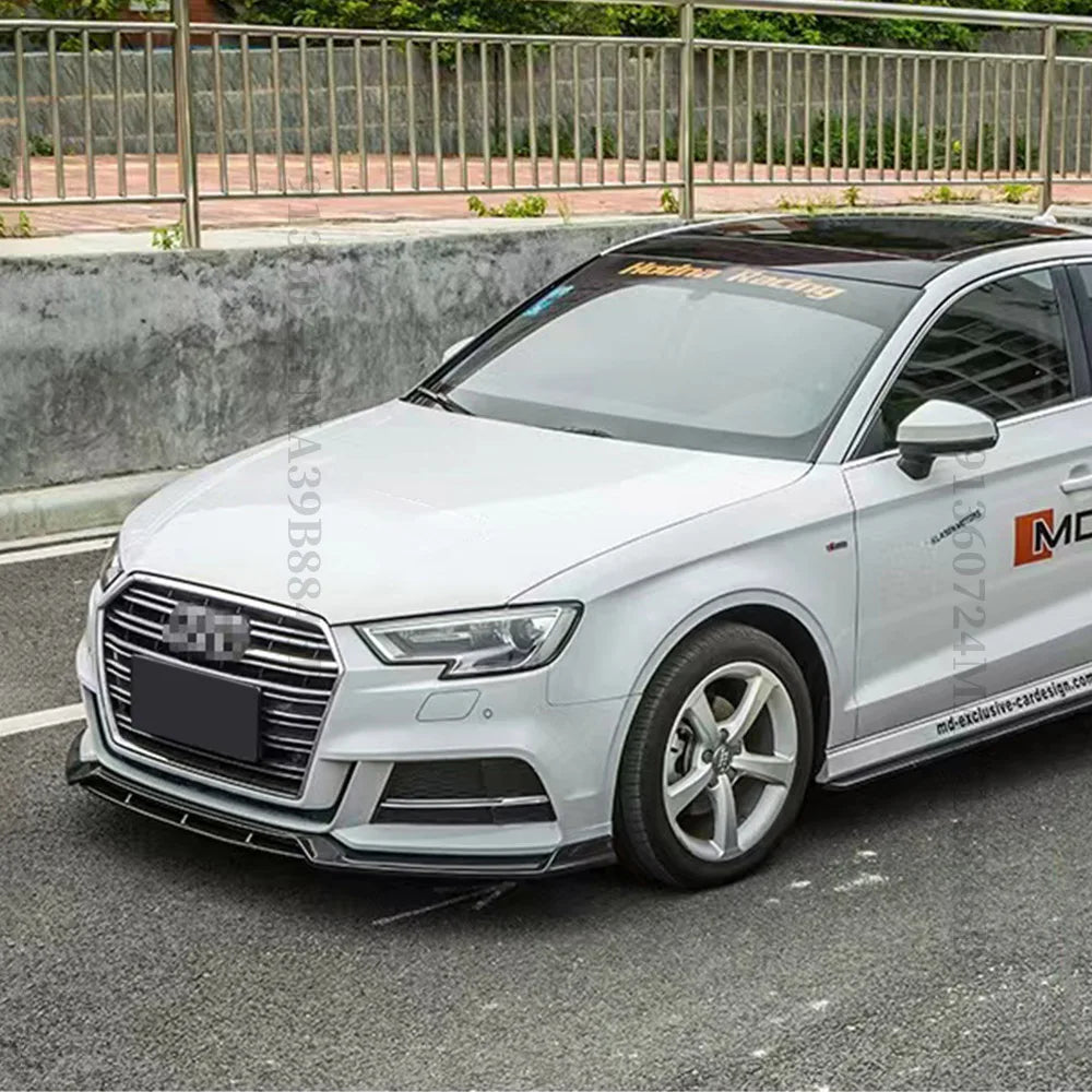 Carbon Fiber Front Lip For Audi A3 S3 2016 2017 2018 2019