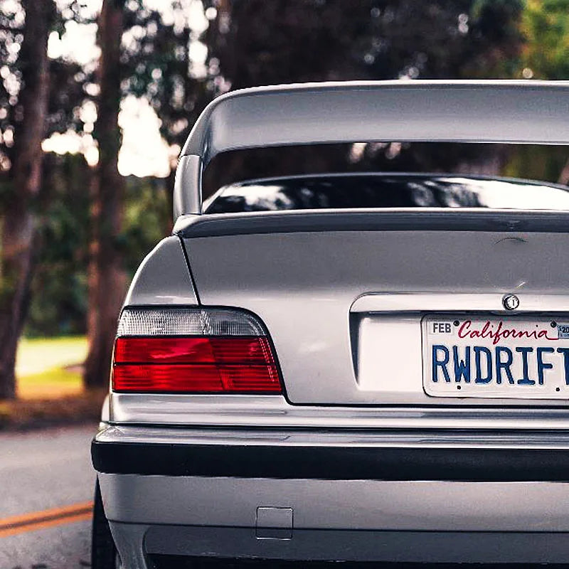 Rear Spoiler for 1990-2000 BMW 3 Series E36 M3 Black Carbon