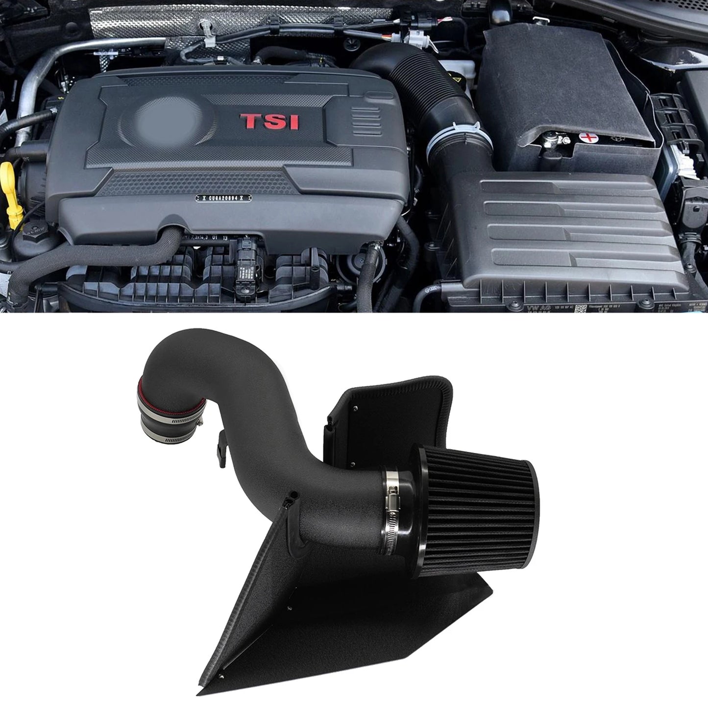 Cold Air Intake kit for EA888 Gen3 VW Golf R GTI MK7 MK7.5 Passat Tiguan Touran Audi A3 S3 Q3 TT 1.8 2.0 TSI