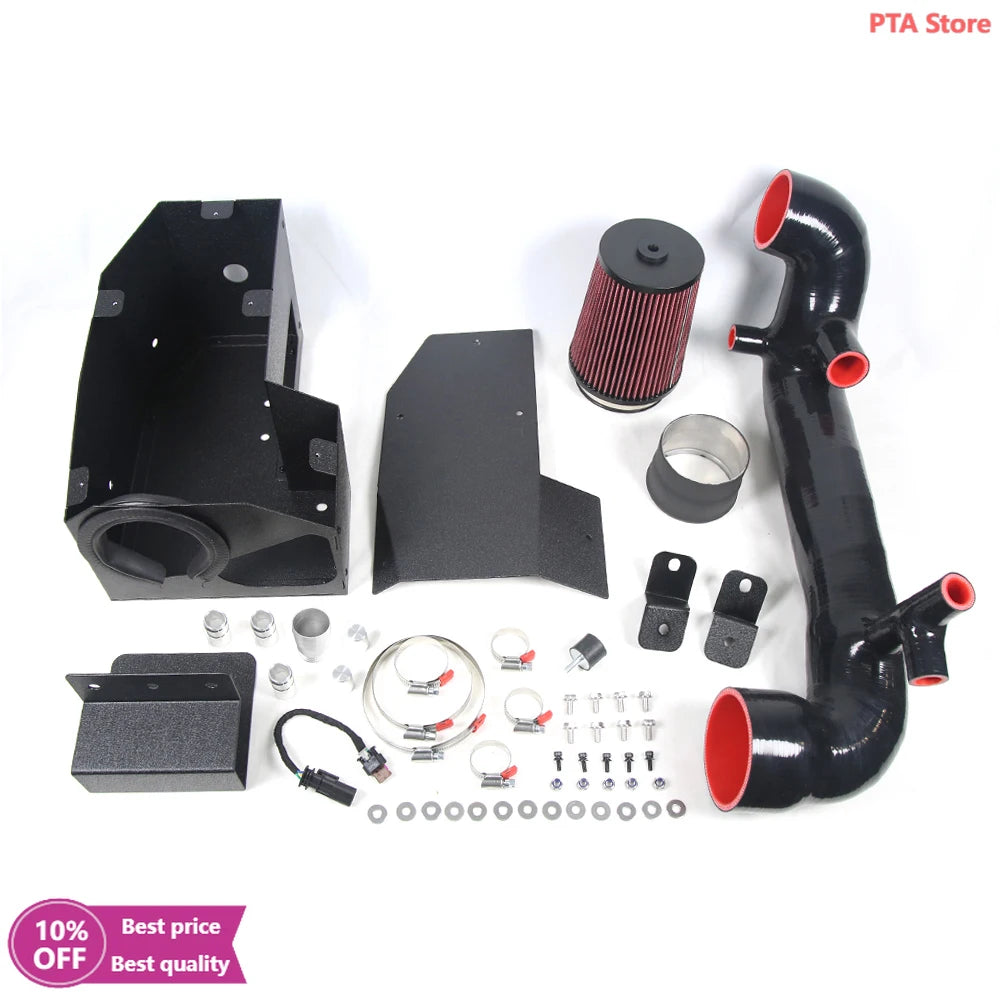 Aluminum Cold Air Intake Kit Pipe for 2018-2021Mercedes Benz W205 M264 C180 C200 C300 GLC300