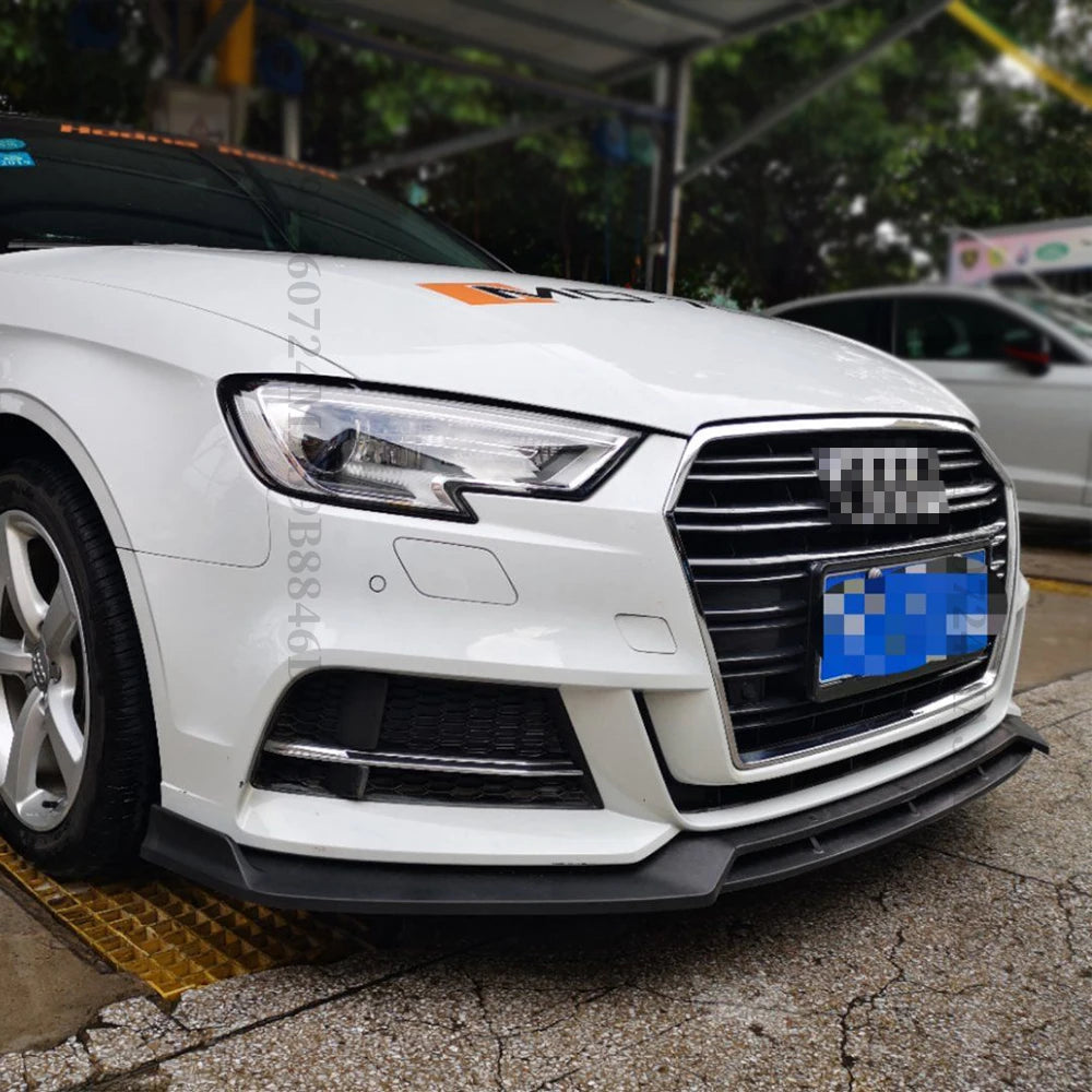 Carbon Fiber Front Lip For Audi A3 S3 2016 2017 2018 2019