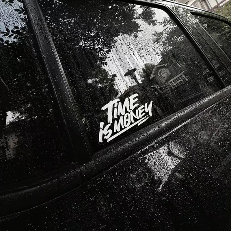 Time Is Money Sticker