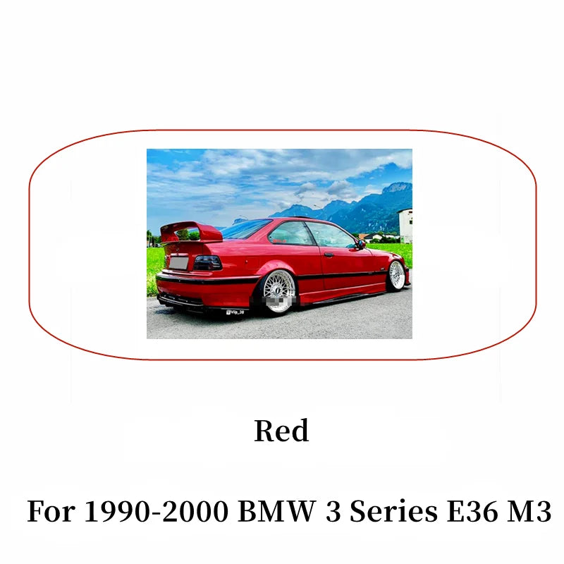 Rear Spoiler for 1990-2000 BMW 3 Series E36 M3 Black Carbon