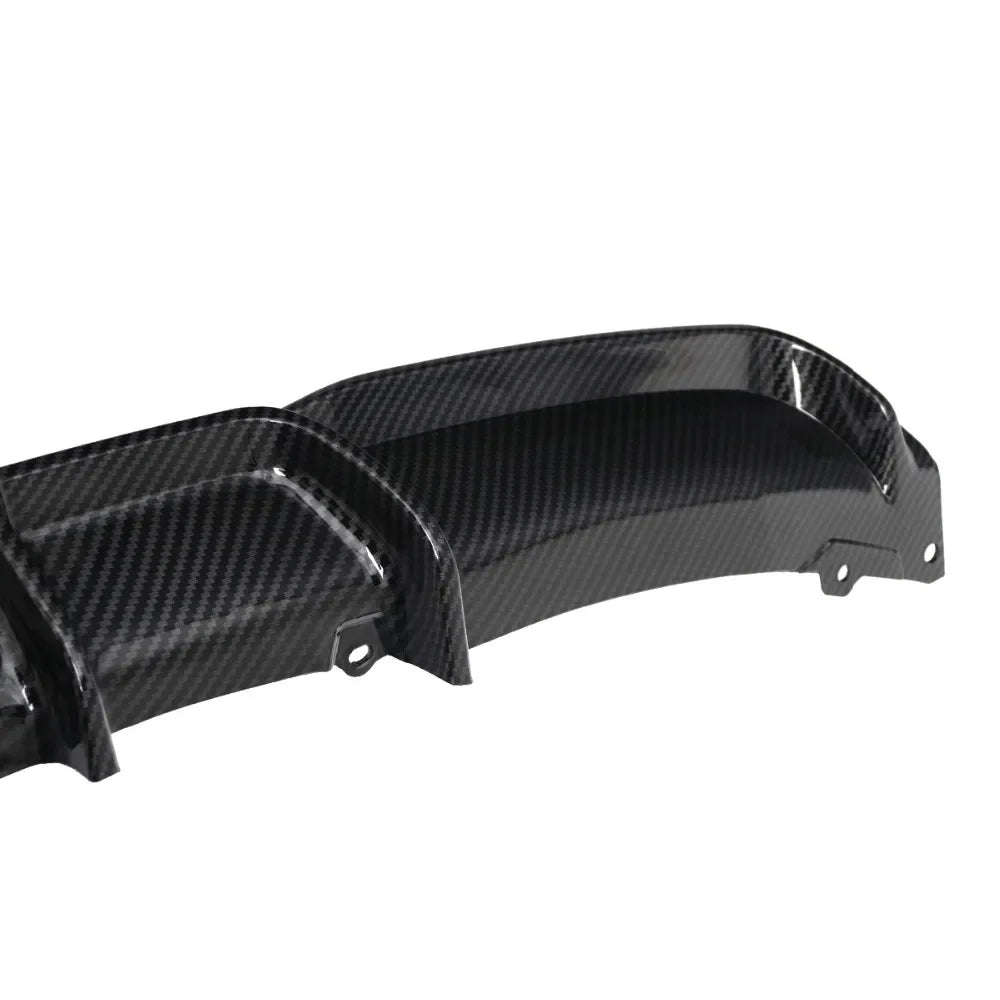 MagicKit Carbon Fiber Look Rear Diffuser For BMW F30 F31 320i 325i 328i 335i MTECH M Sport Bumper 320i 328i 2012-2019