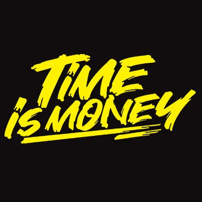 Time Is Money Sticker