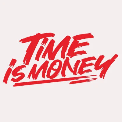 Time Is Money Sticker