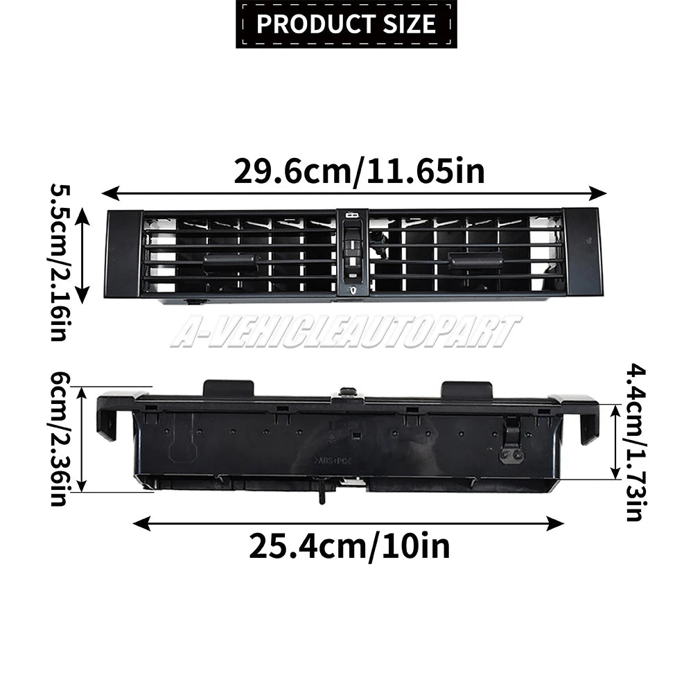 Middle Front Dashboard Air Vent For W124 A1248300854 A1248300754