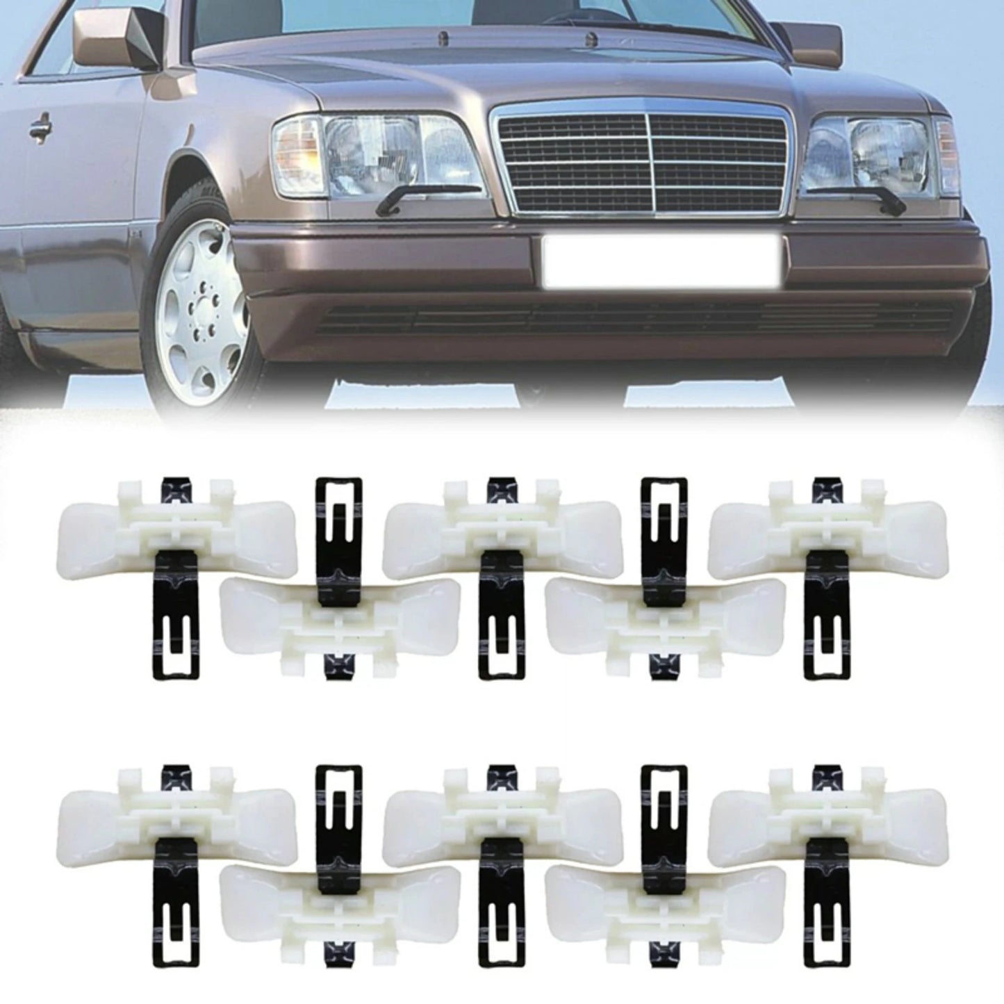 20Pcs Retaining Clip For "Sacco Panels" A1249889478 For W124