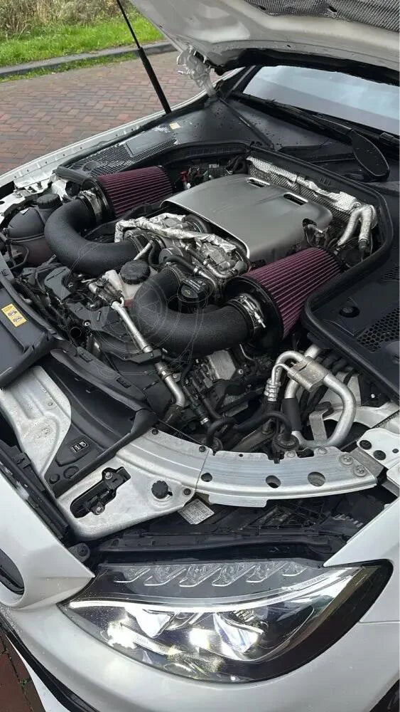 80MM Air intake pipe kit for Mercedes Benz C63 C63S GLC63 AMG W205