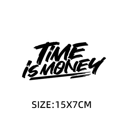 Time Is Money Sticker