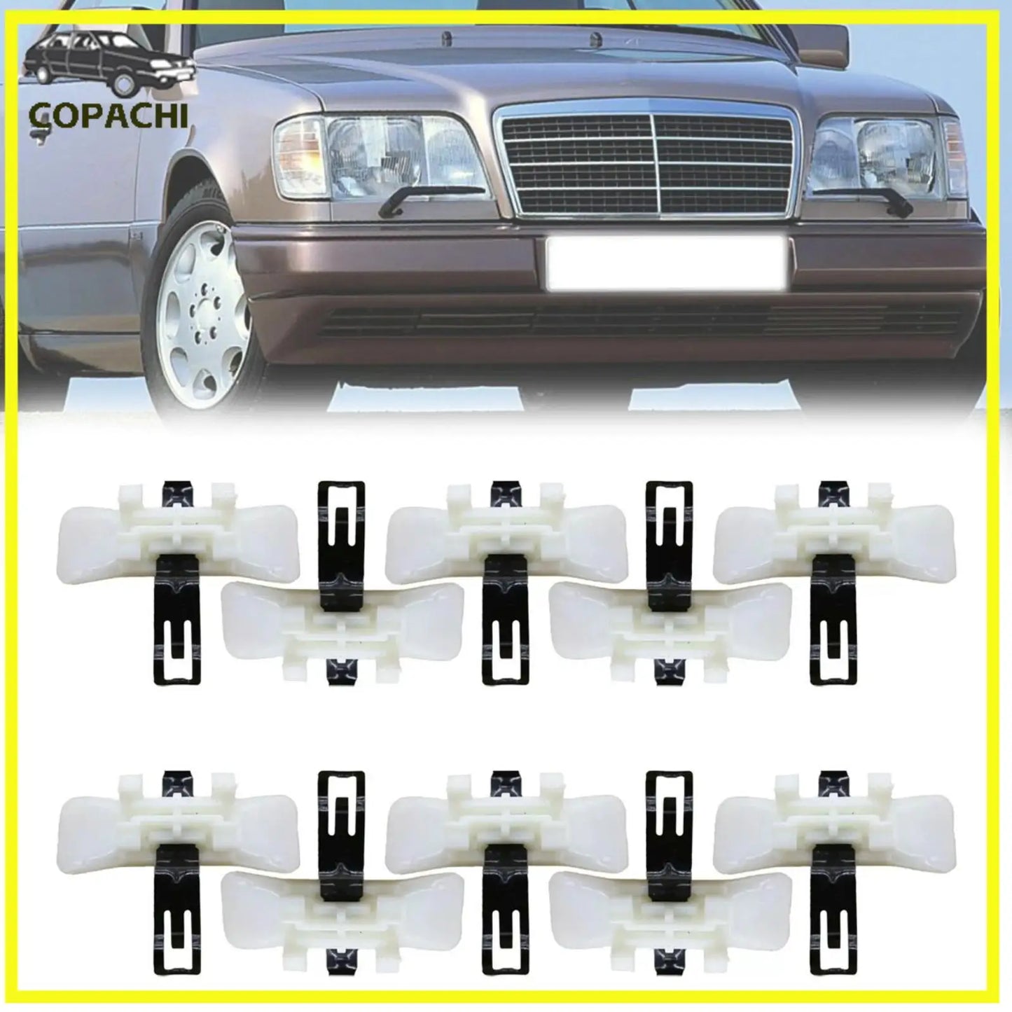 20Pcs Retaining Clip For "Sacco Panels" A1249889478 For W124