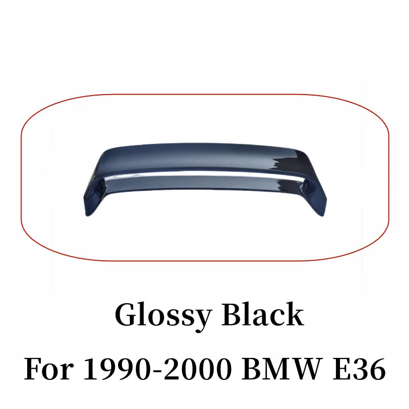 Rear Spoiler for 1990-2000 BMW 3 Series E36 M3 Black Carbon